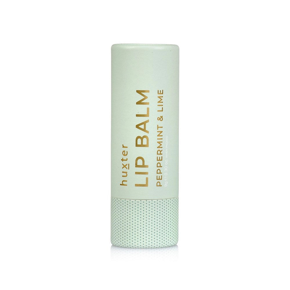 Huxter Lip Balm - Peppermint & Lime - Pale Green - 9gm