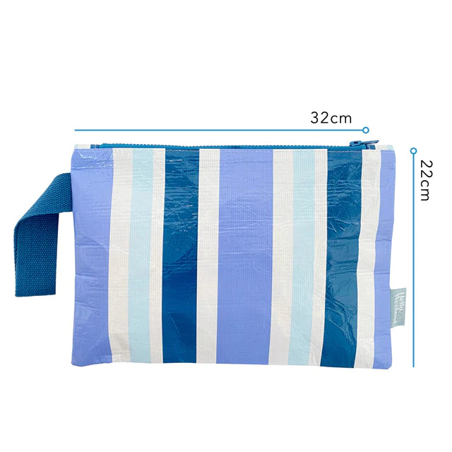 Blue & White Hamptons - Zipper Pouch
