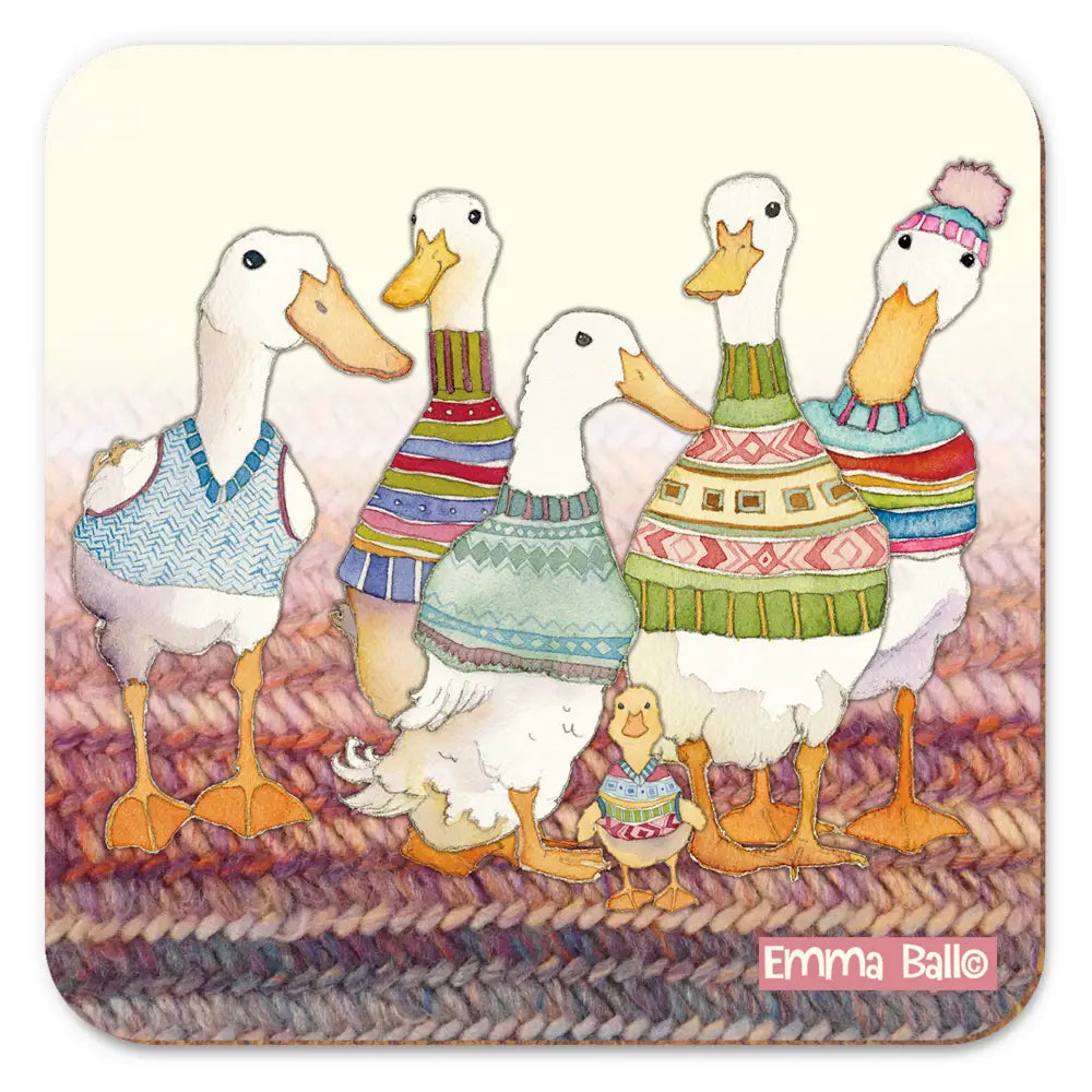 Dapper Ducks Single Coaster