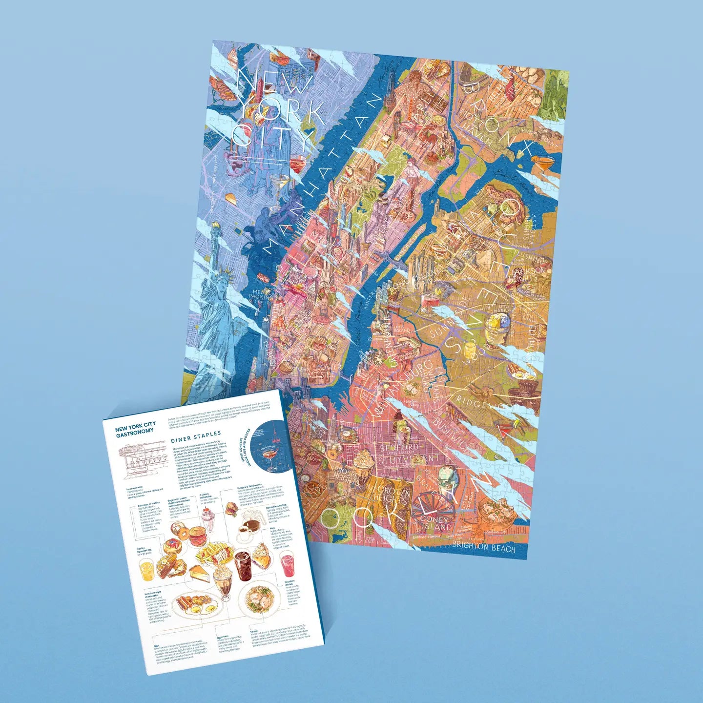 Water & Wines Gourmet Puzzle - New York 1000pc