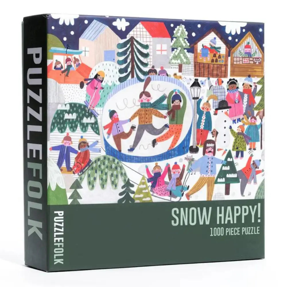 Puzzlefolk Snow Happy 1000 Piece Puzzle