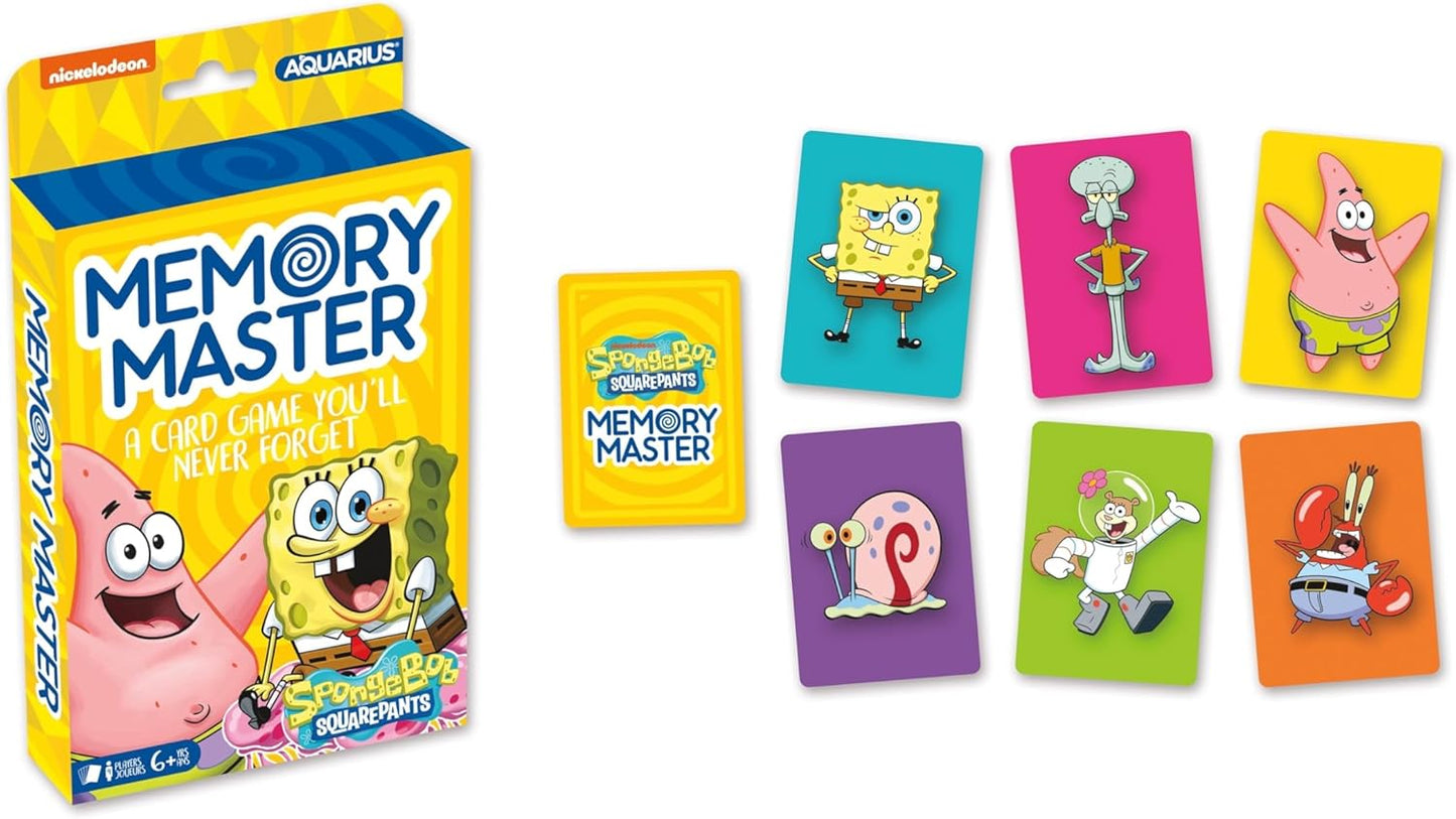 Spongebob Memory Master Card Game