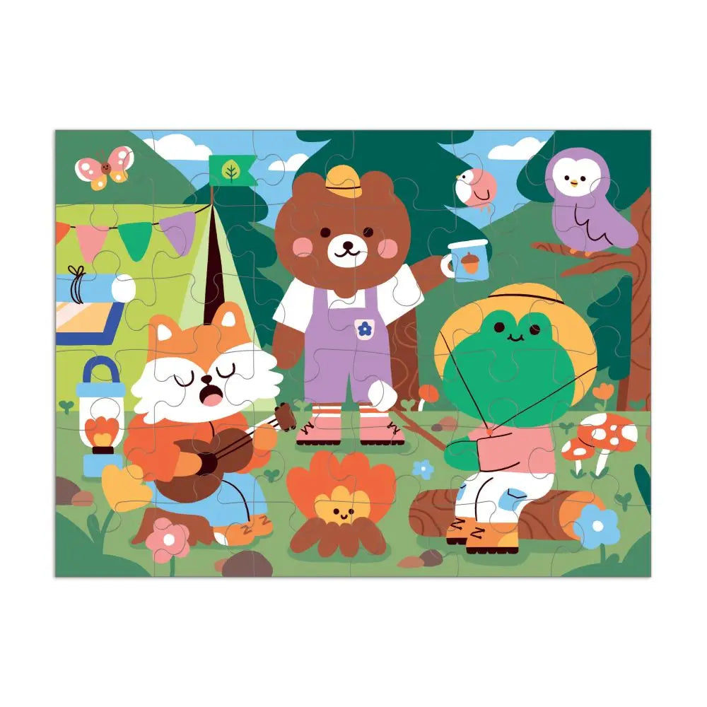 Mudpuppy 36 Pc To Go Puzzle - Happy Camper