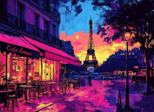 Final Piece Puzzles No. 5 - Eiffel Glow