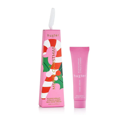 Hanging 35ml H and Cream - Pink - Xmas Flowers Collection - Blackcurrant, Citrus & Amber