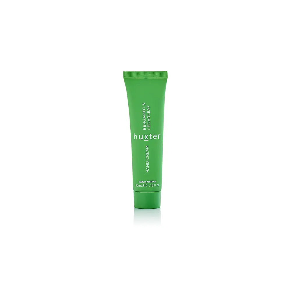 Hanging 35ml Hand Cream - Green - Xmas Flowers Collection - Bergamot & Cedarleaf
