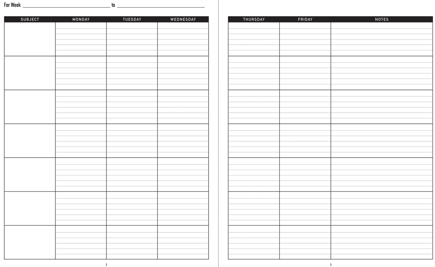Teacher's Planner