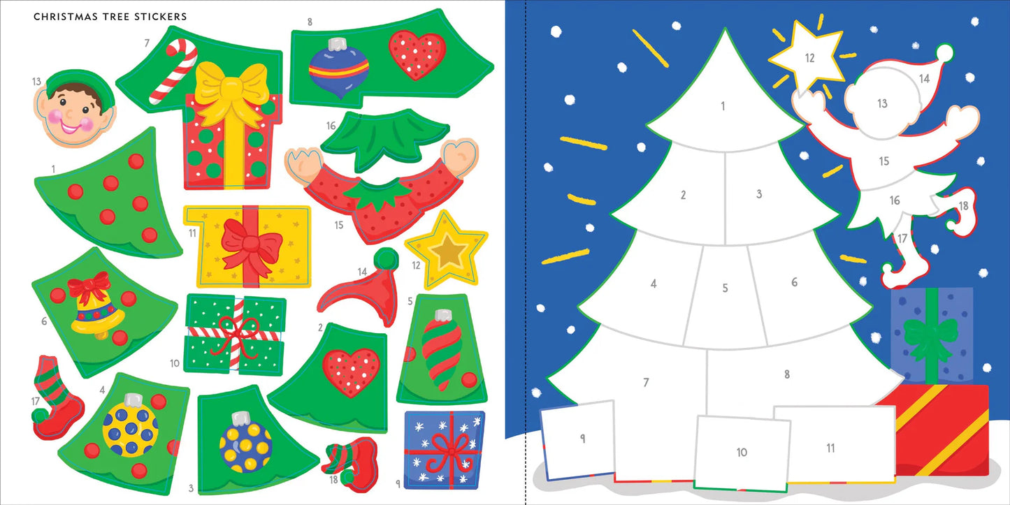 My First Colour-by-Sticker Book - Christmas