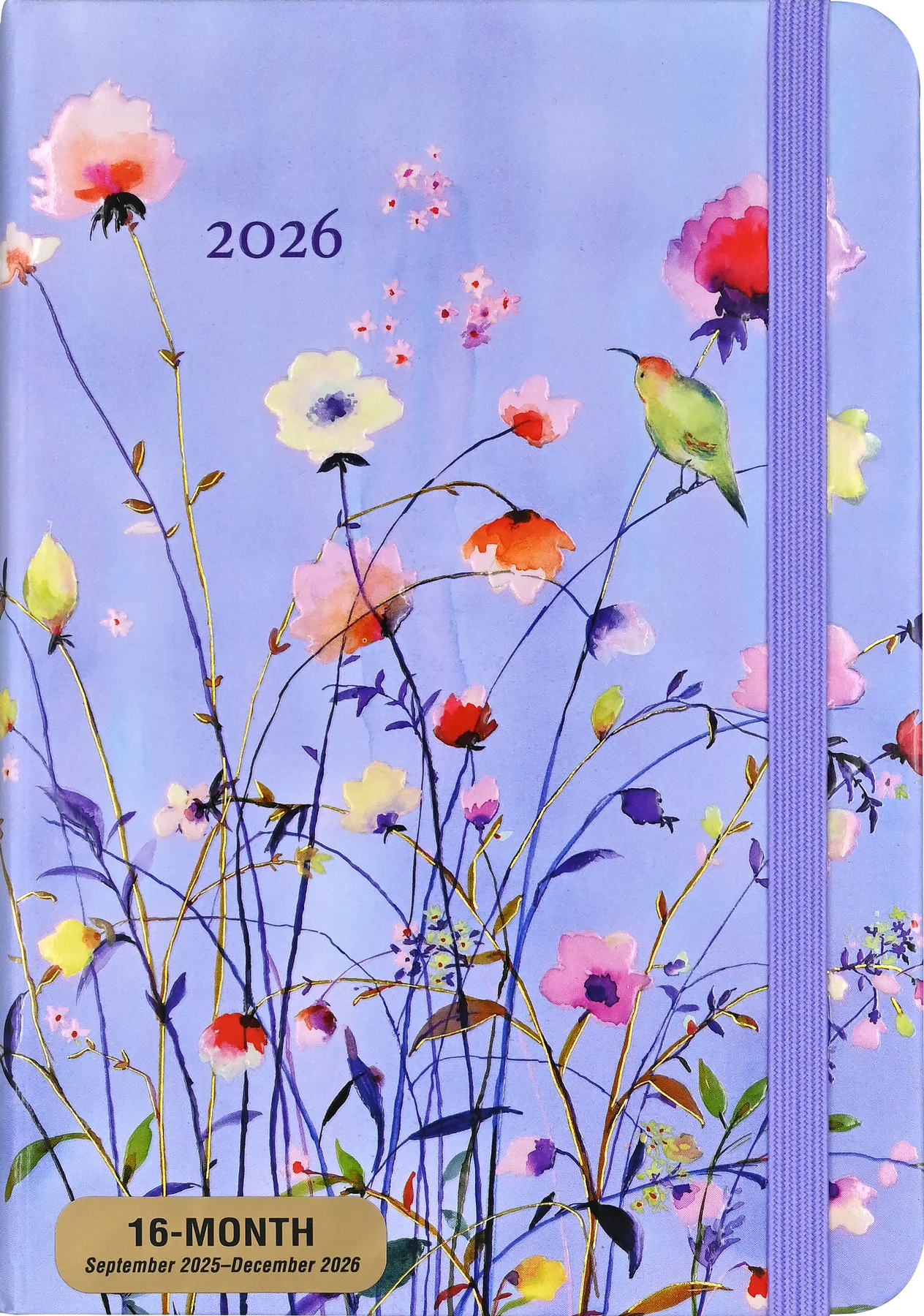 2026 Lavender Wildflowers Weekly Planner