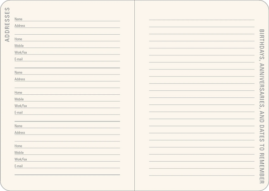 2026 Birds & Berries Weekly Planner