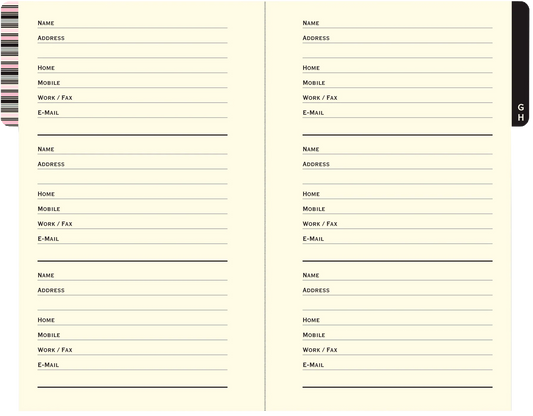 Little Pink Book Of Addresses