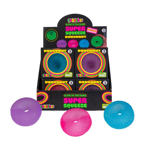 Smooshos Super Squeeze Glow-in-the-dark Doughnut