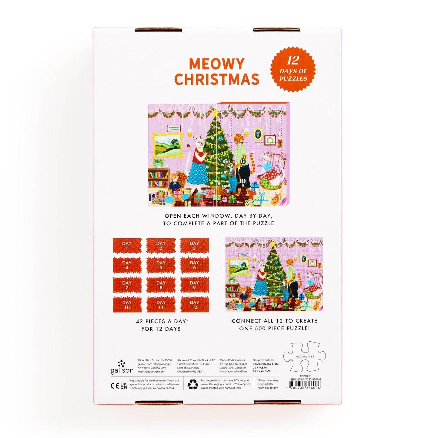 Meowy Christmas 12 Days of Puzzles - Advent Calendar