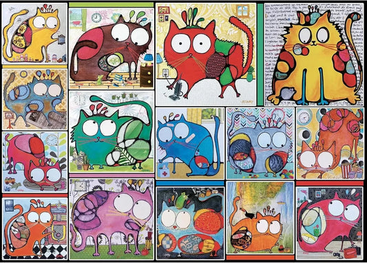JaCaRou - To Each Their Cat Puzzle 1000pc