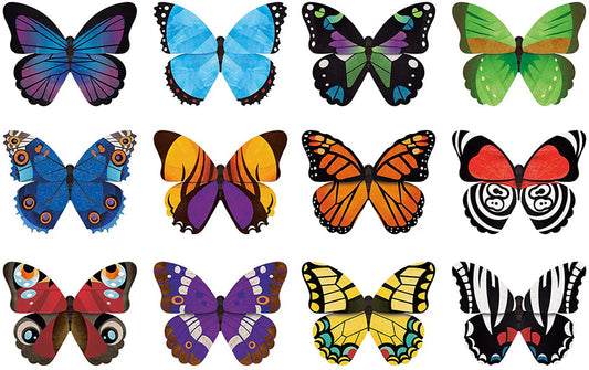 Mudpuppy Memory Match Shaped - Butterflies