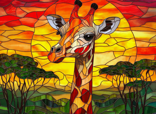 Final Piece Puzzles No. 10 - Sunset Giraffe