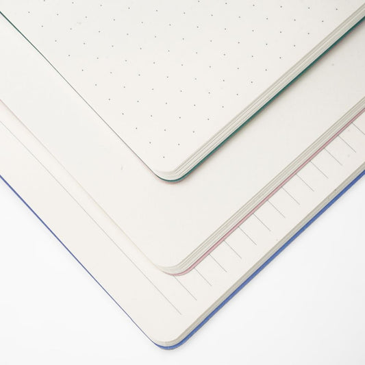 Medium Notebook Set-Blue Floral & Check