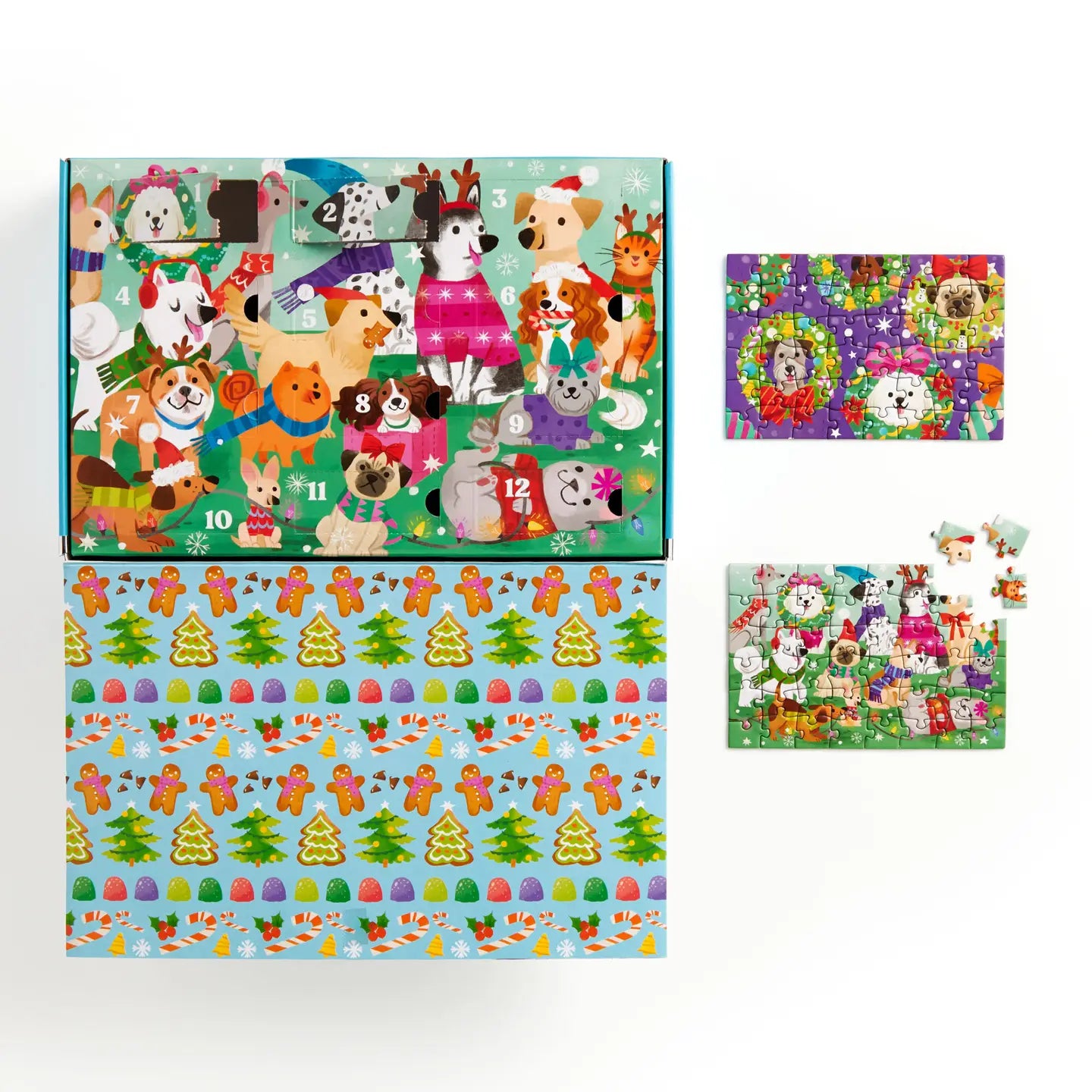 Mudpuppy Advent Calendar Mini Puzzles - Ho Ho Howl
