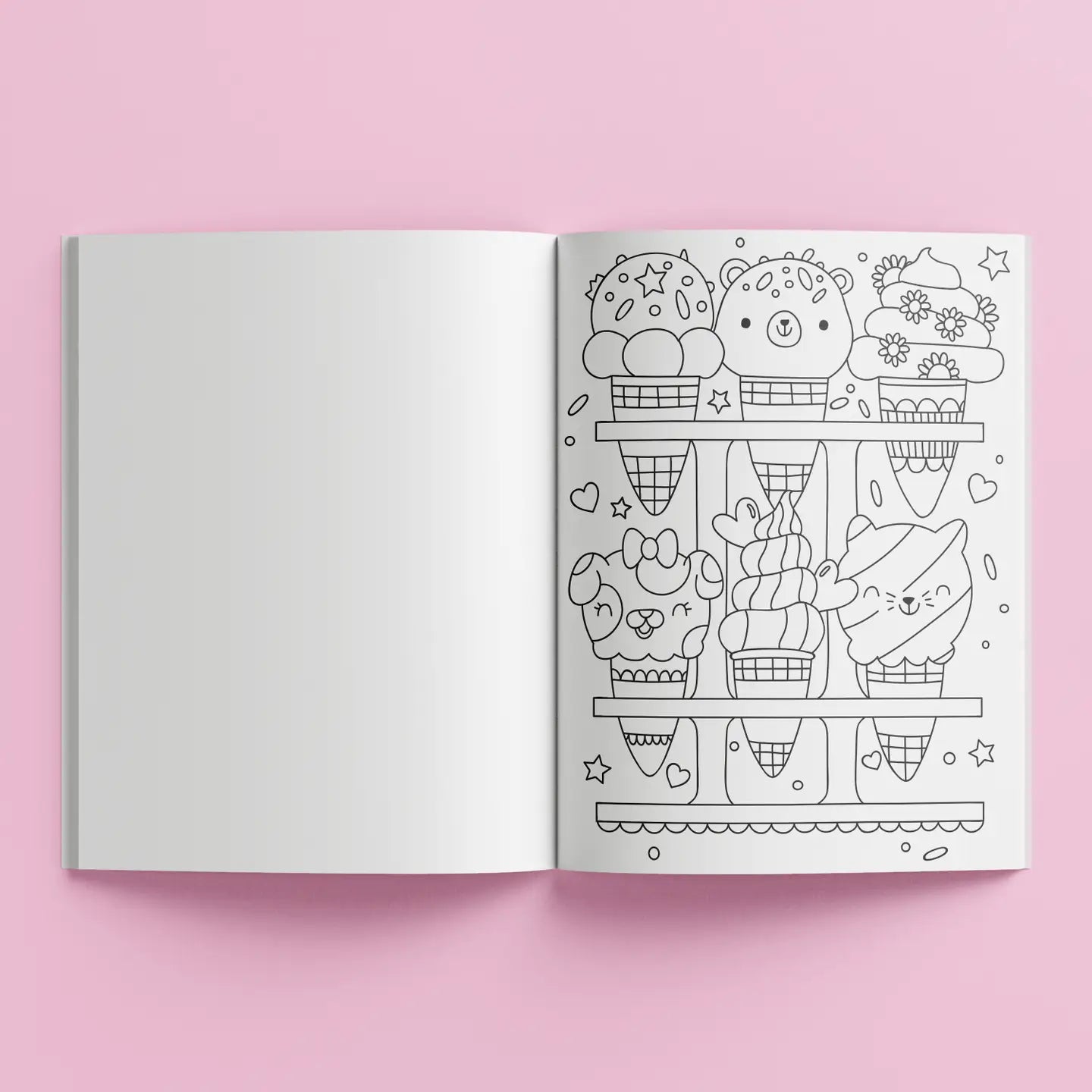 Kaleidoscope Colouring Scented Stickers Sweet Treats