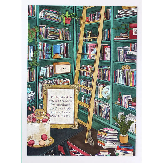 Ellembee Gift I Fully Intend To Read All the Books I've Purchased Puzzles 1000pc