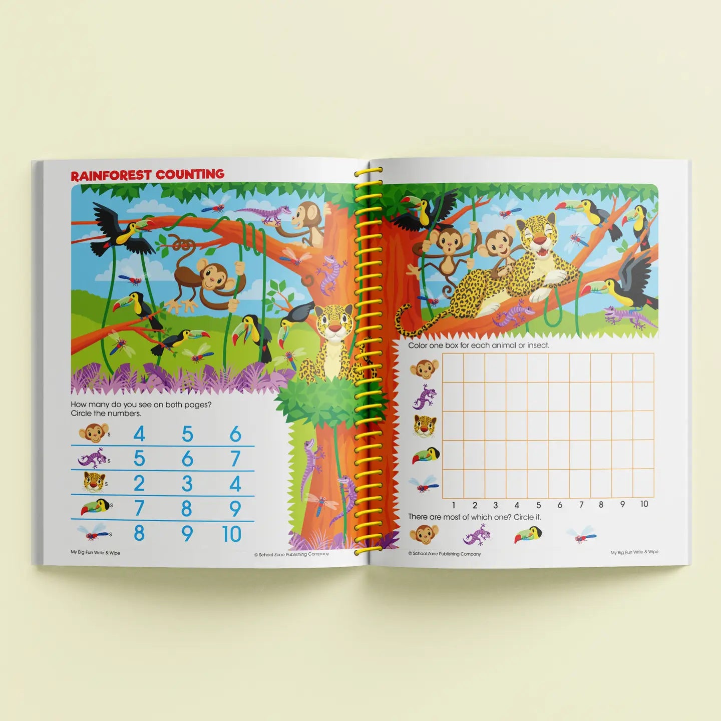 School Zone Write & Wipe 60pp Bind-Up