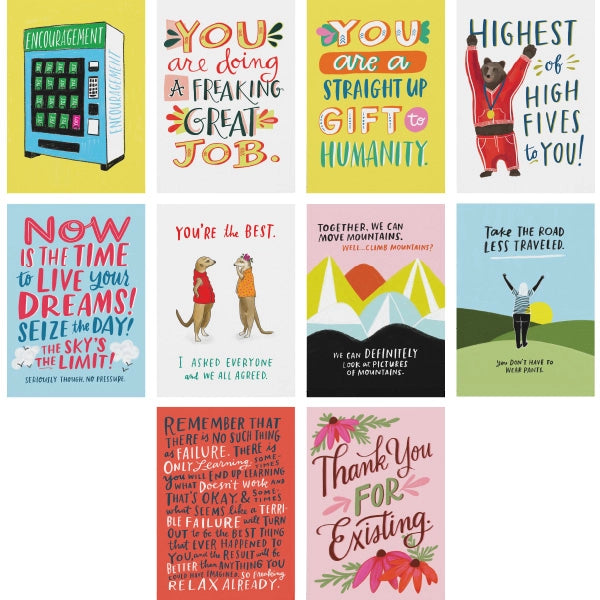 Postcard Book-Pep Talk