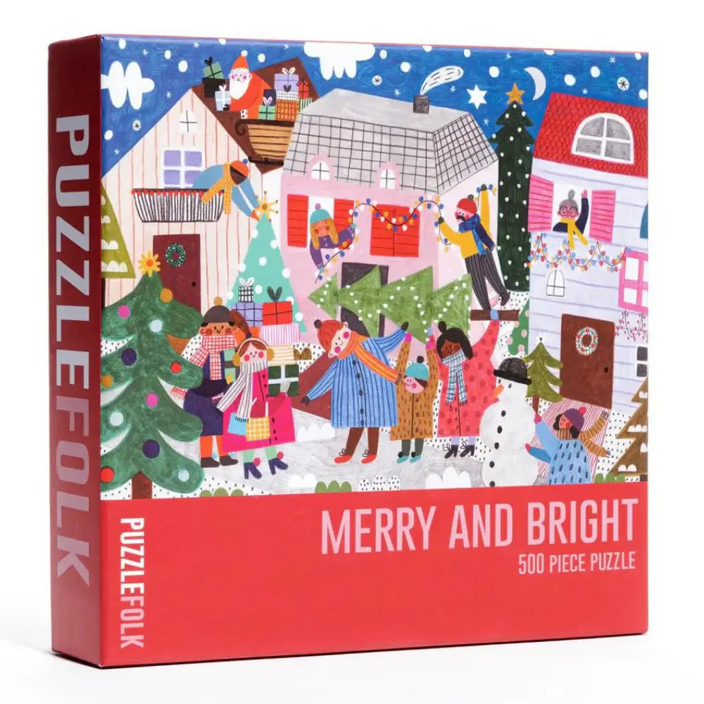 Puzzlefolk Merry & Bright 500 Piece Puzzle