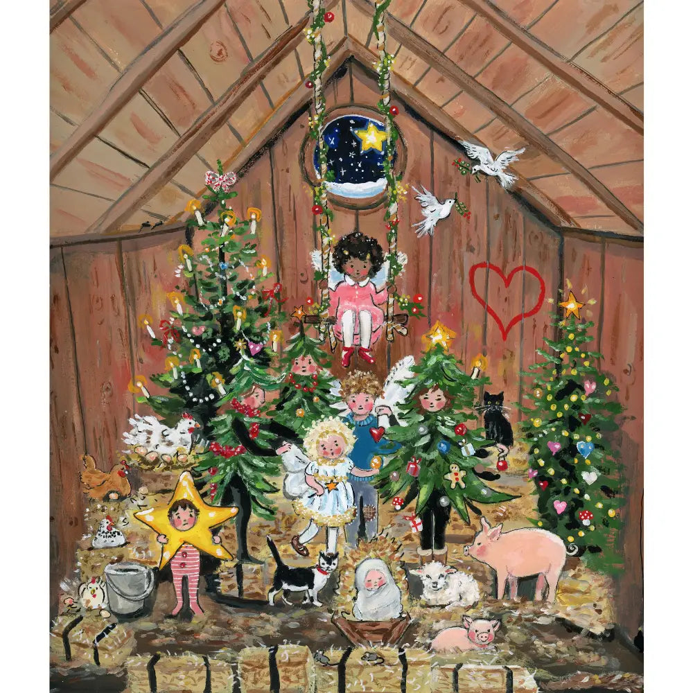 Puzzlefolk The First Noel 1000 Piece Christmas Nativity Puzzle