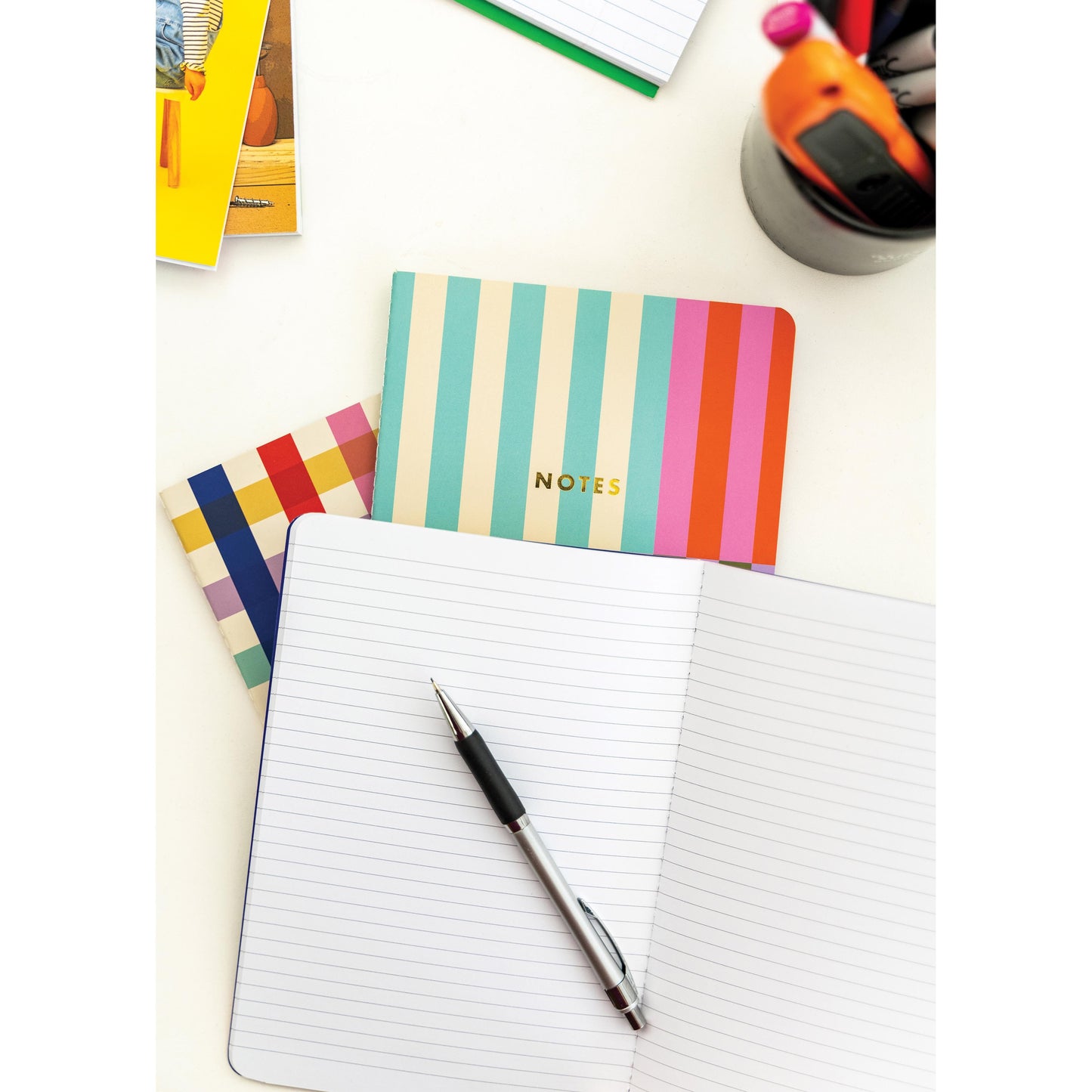A5 Notebooks 3pcs Set Multi-Coloured