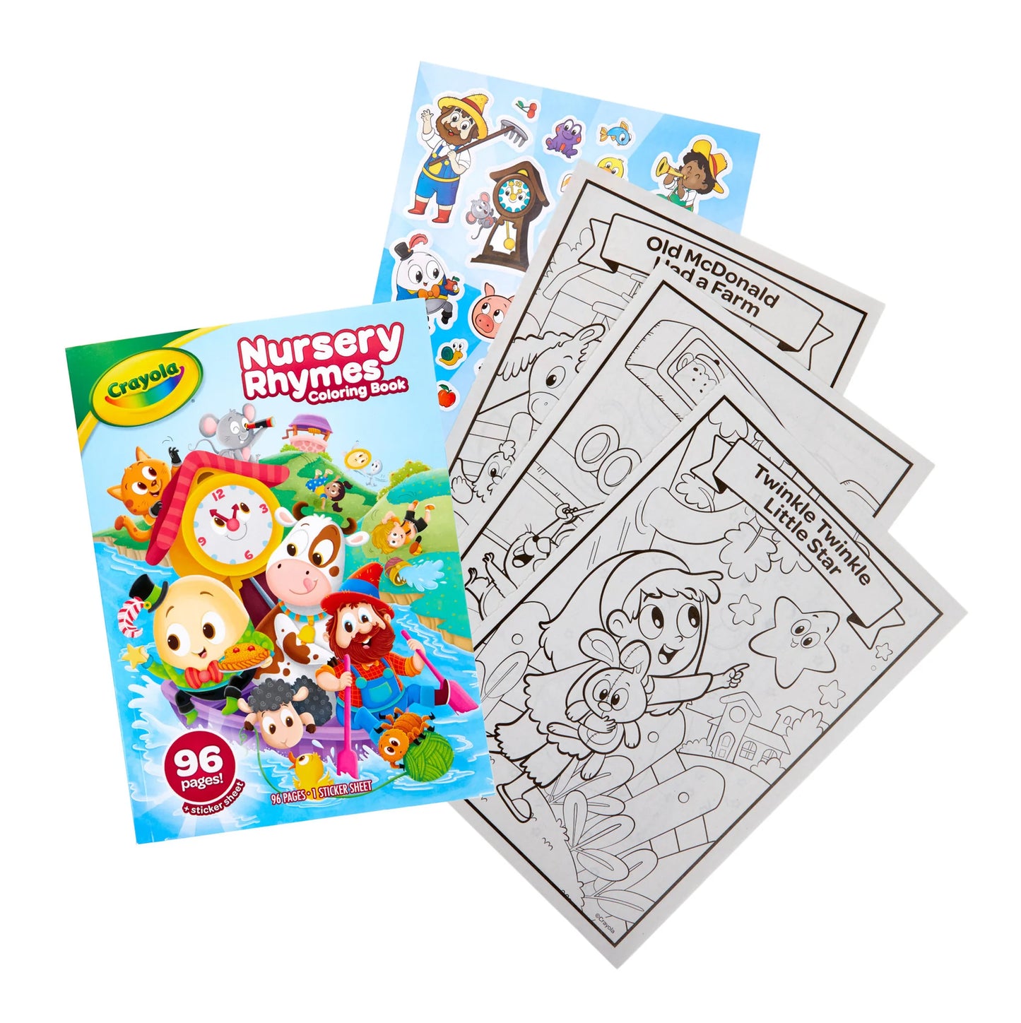 Crayola Nursery Rhymes Coloring Book