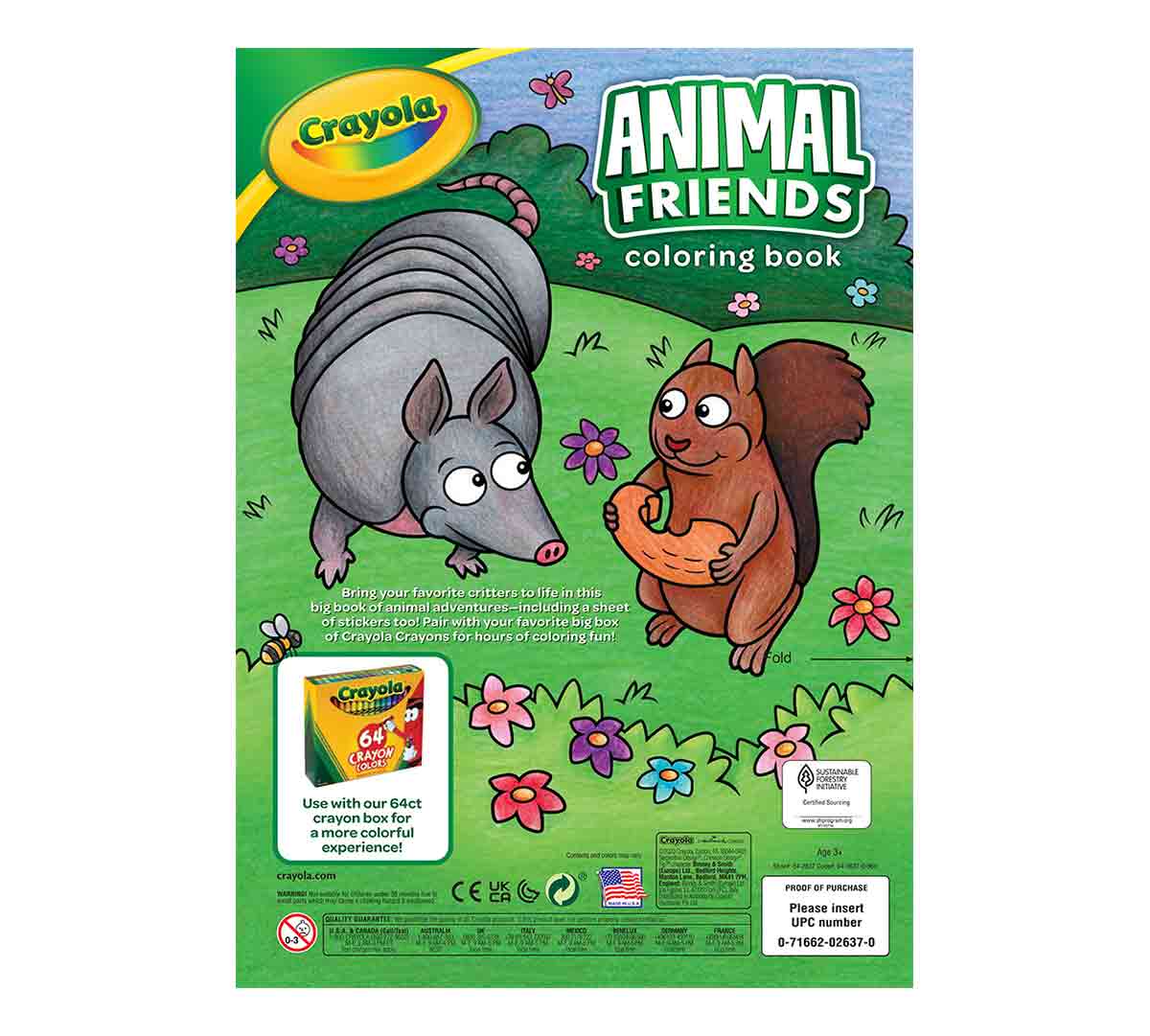 Crayola Animal Friends Coloring Book