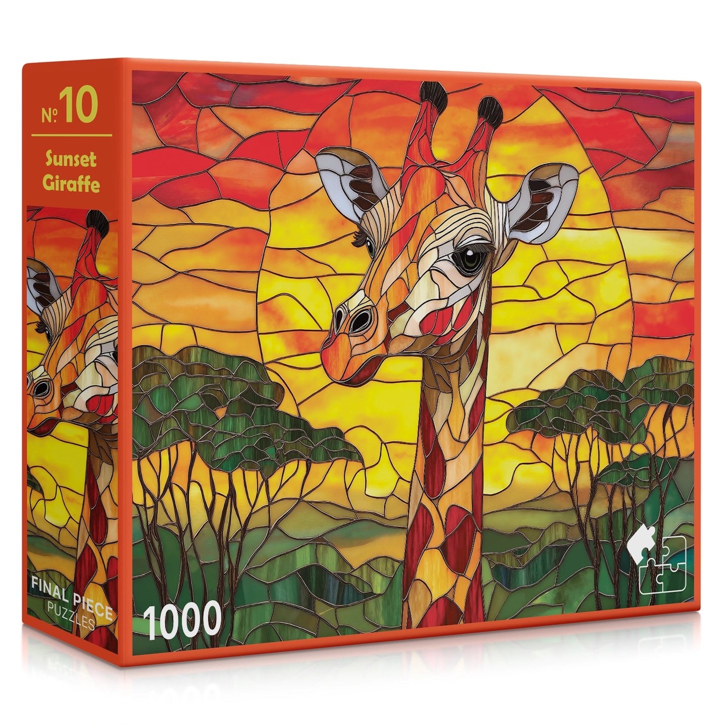 Final Piece Puzzles No. 10 - Sunset Giraffe