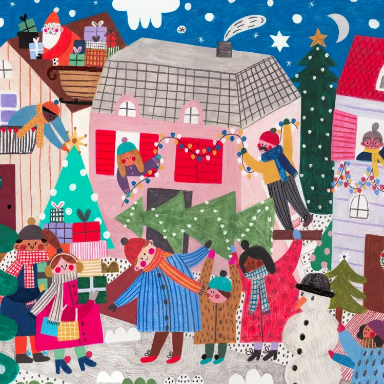 Puzzlefolk Merry & Bright 500 Piece Puzzle