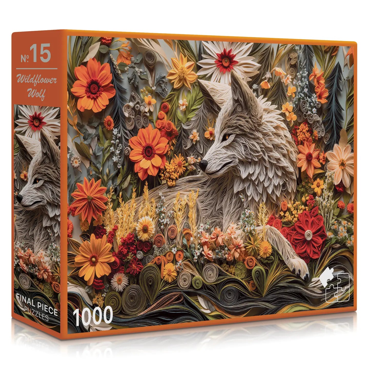 Final Piece Puzzles No. 15 - Wildflower Wolf