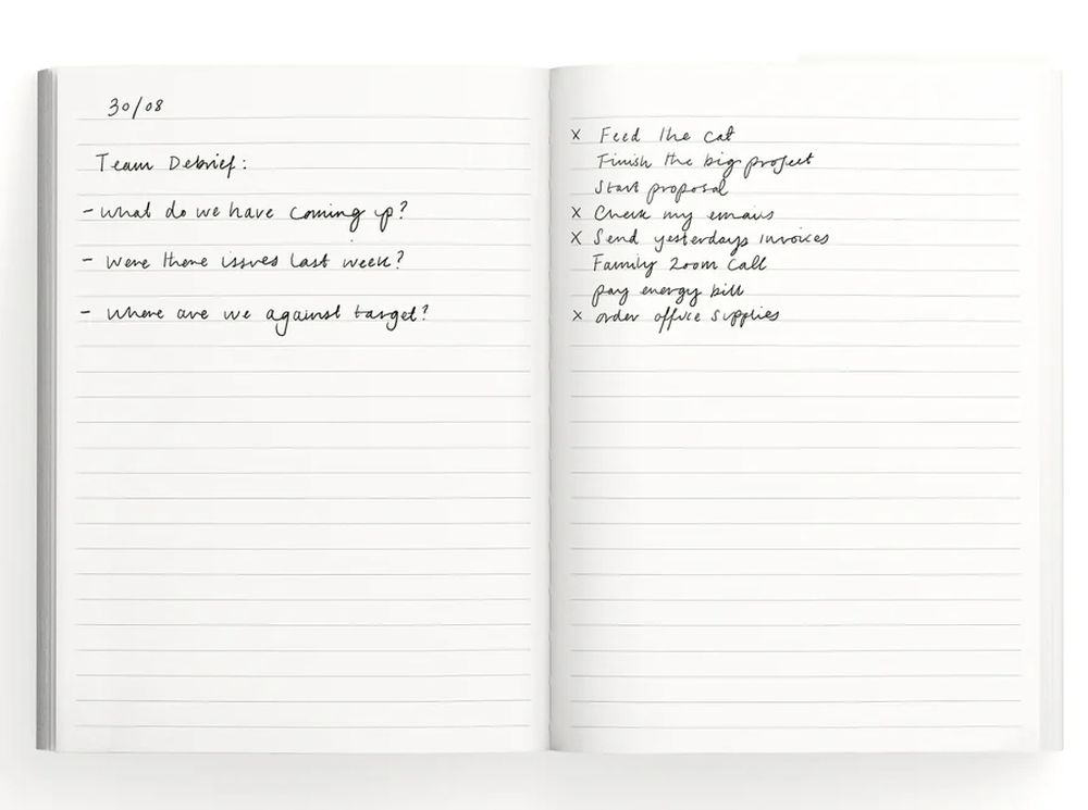 A5 Soft Cover Notebook-Happy Thoughts