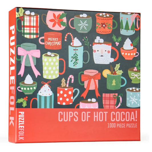 Puzzlefolk Cups of Cocoa 1000 Piece Puzzle