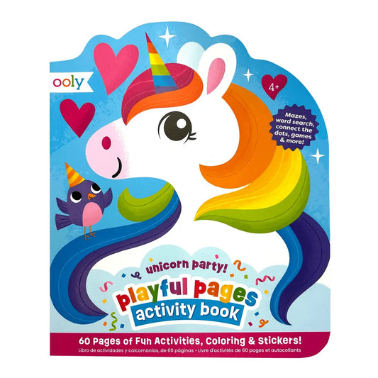 Ooly Playful Pages Activity Book – Unicorn Party