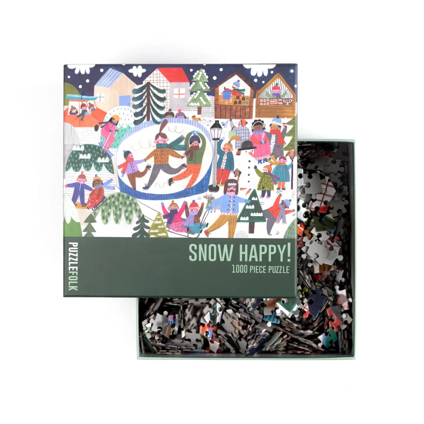 Puzzlefolk Snow Happy 1000 Piece Puzzle