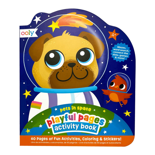 Ooly Playful Pages Activity Book – Pets in Space