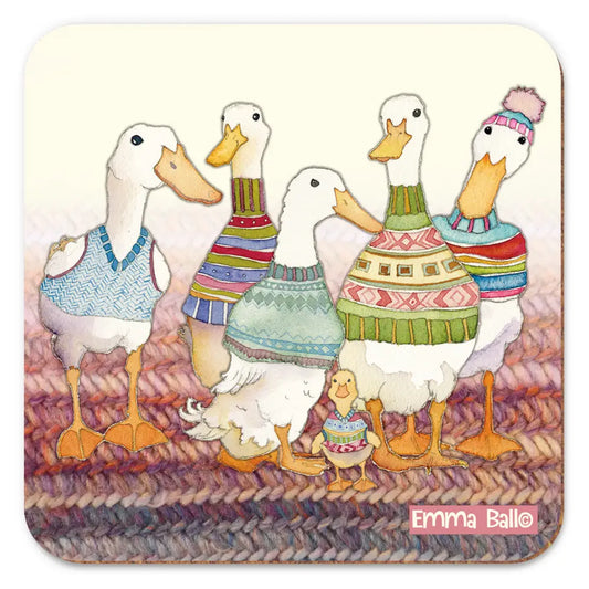 Dapper Ducks Single Coaster