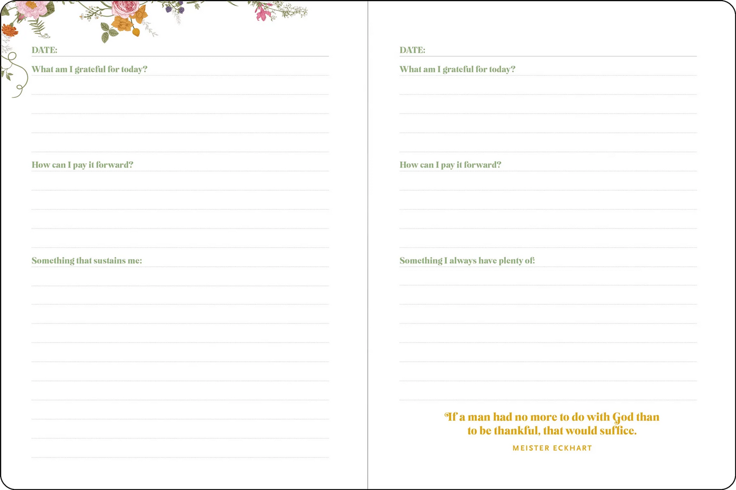 Give Thanks: A Journal for a Happy Heart