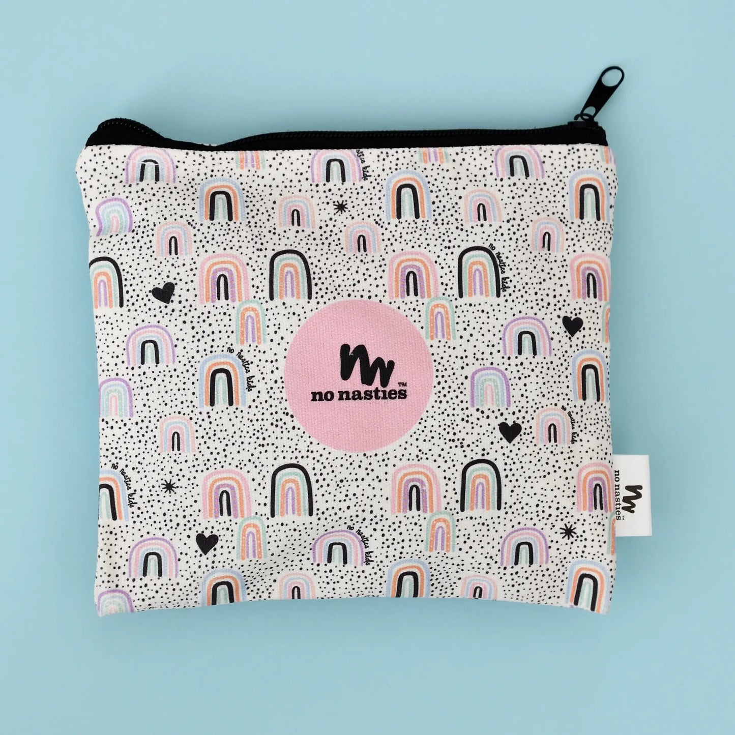 No Nasties Kids Rainbow Cotton Cosmetic Bag