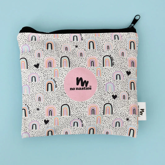 No Nasties Kids Rainbow Cotton Cosmetic Bag