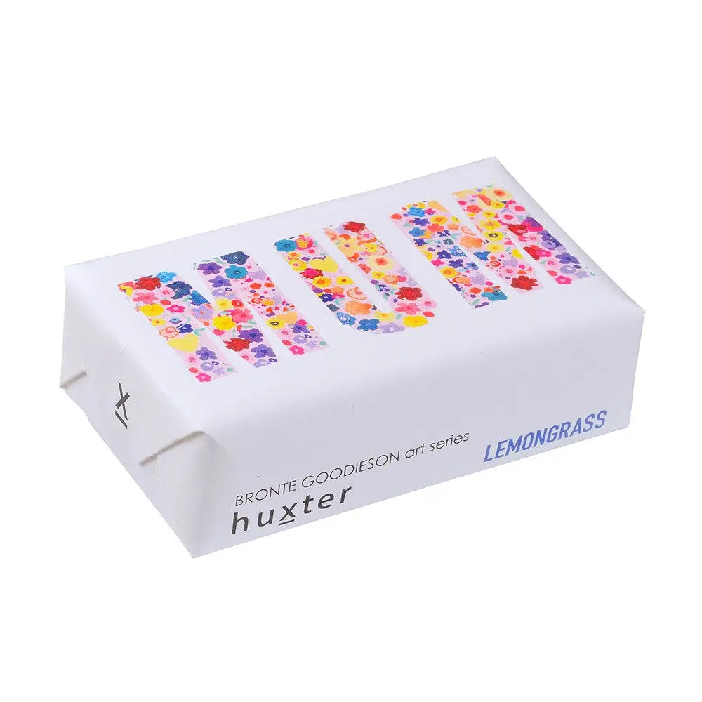 Huxter Soap 'Mum-Floral-Font-Pink' Triple-Milled Soap
