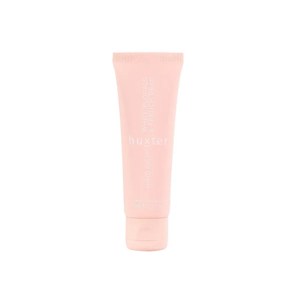 Huxter Hand Balm Gift Box - 50ml - Pink Flower - White Florals & French Pear