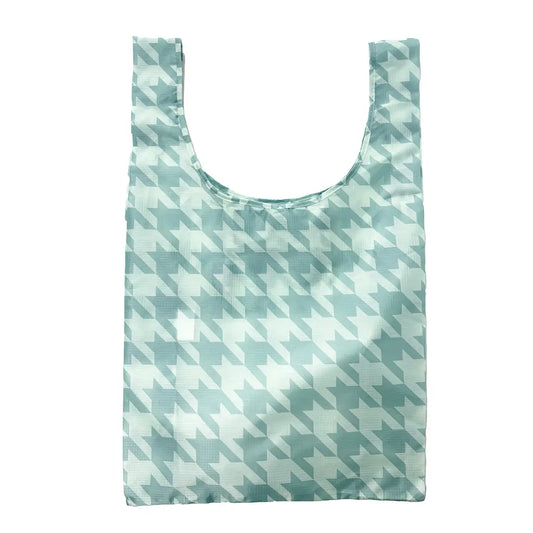 Sage Houndstooth - Shopper Bag