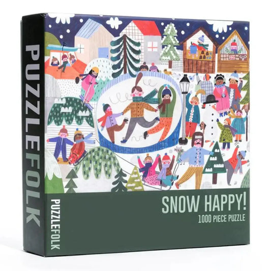 Puzzlefolk Snow Happy 1000 Piece Puzzle