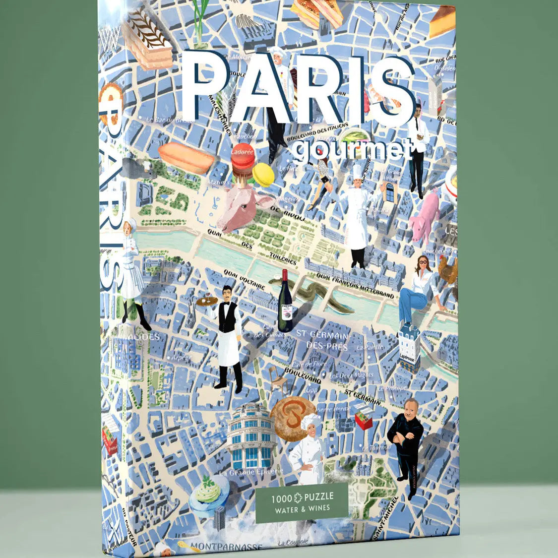 Water & Wines Gourmet Puzzle - Paris 1000pc