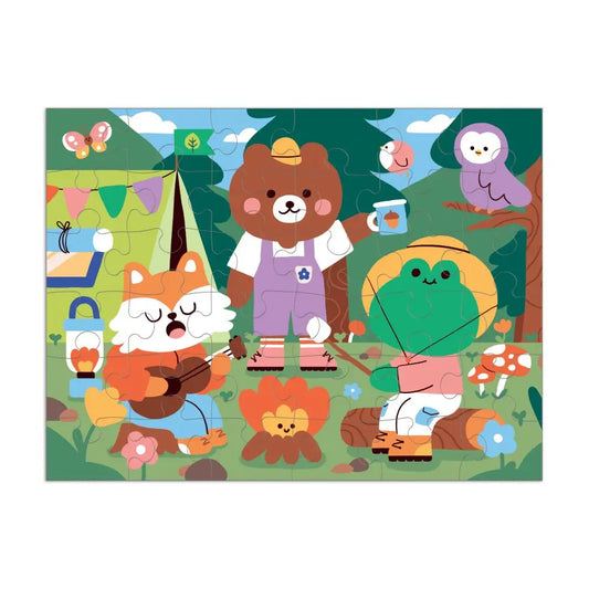 Mudpuppy 36 Pc To Go Puzzle - Happy Camper