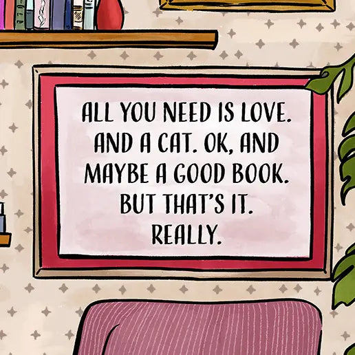 Ellembee Gift All You Need Is Love. and A Cat. and A Book 1000pc